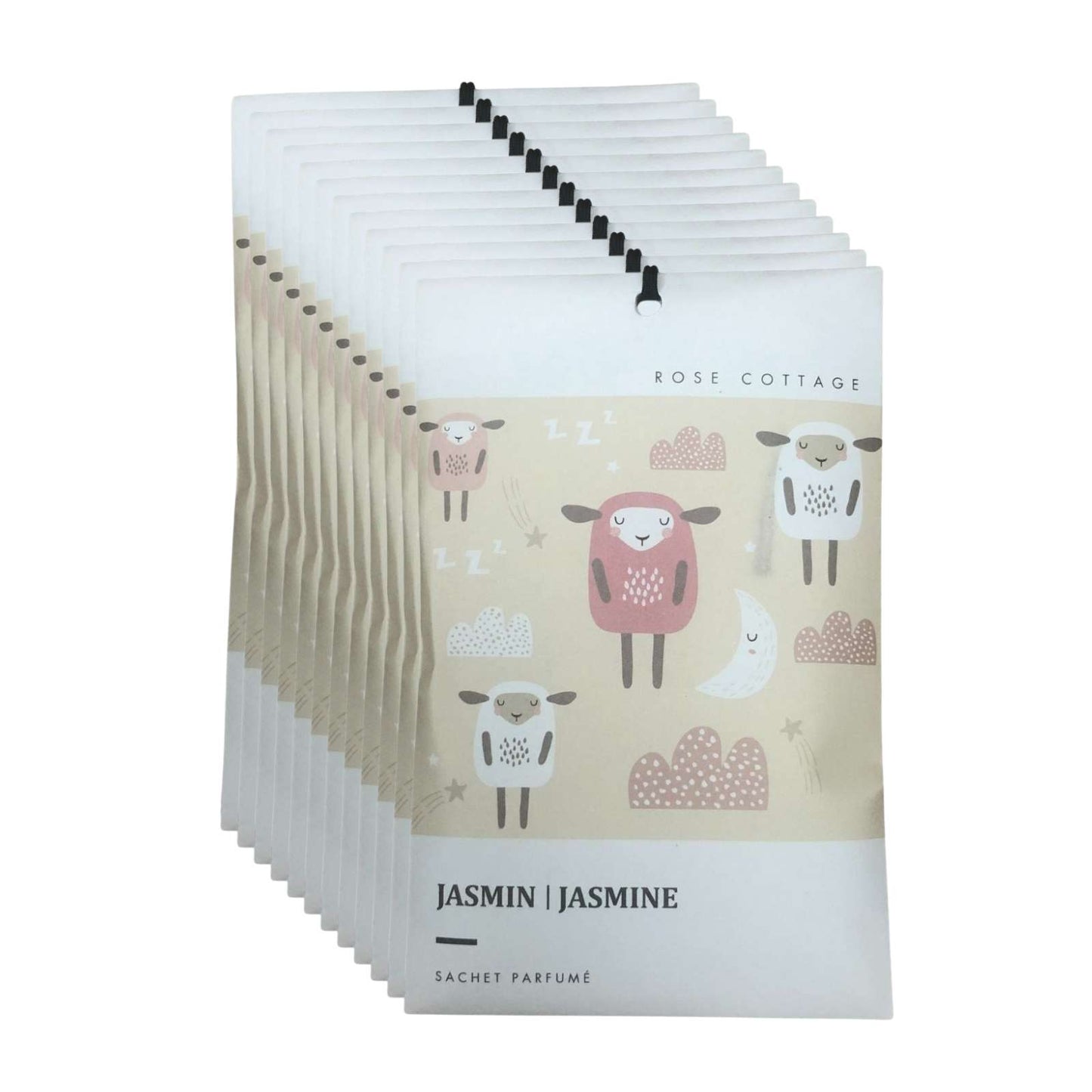 Animal Pattern 12Pack Hanging Fragrance Sachet Rose Cottage Air Freshener