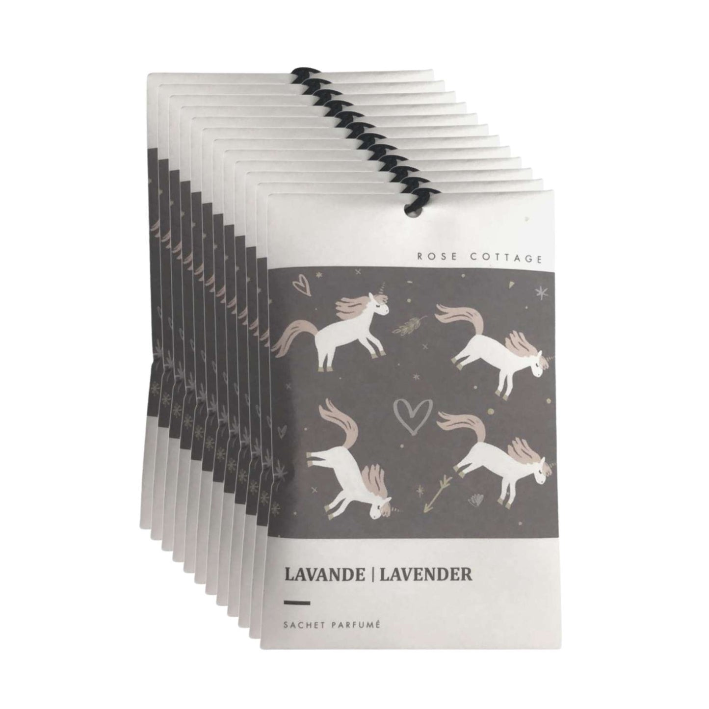 Animal Pattern 12Pack Hanging Fragrance Sachet Rose Cottage Air Freshener