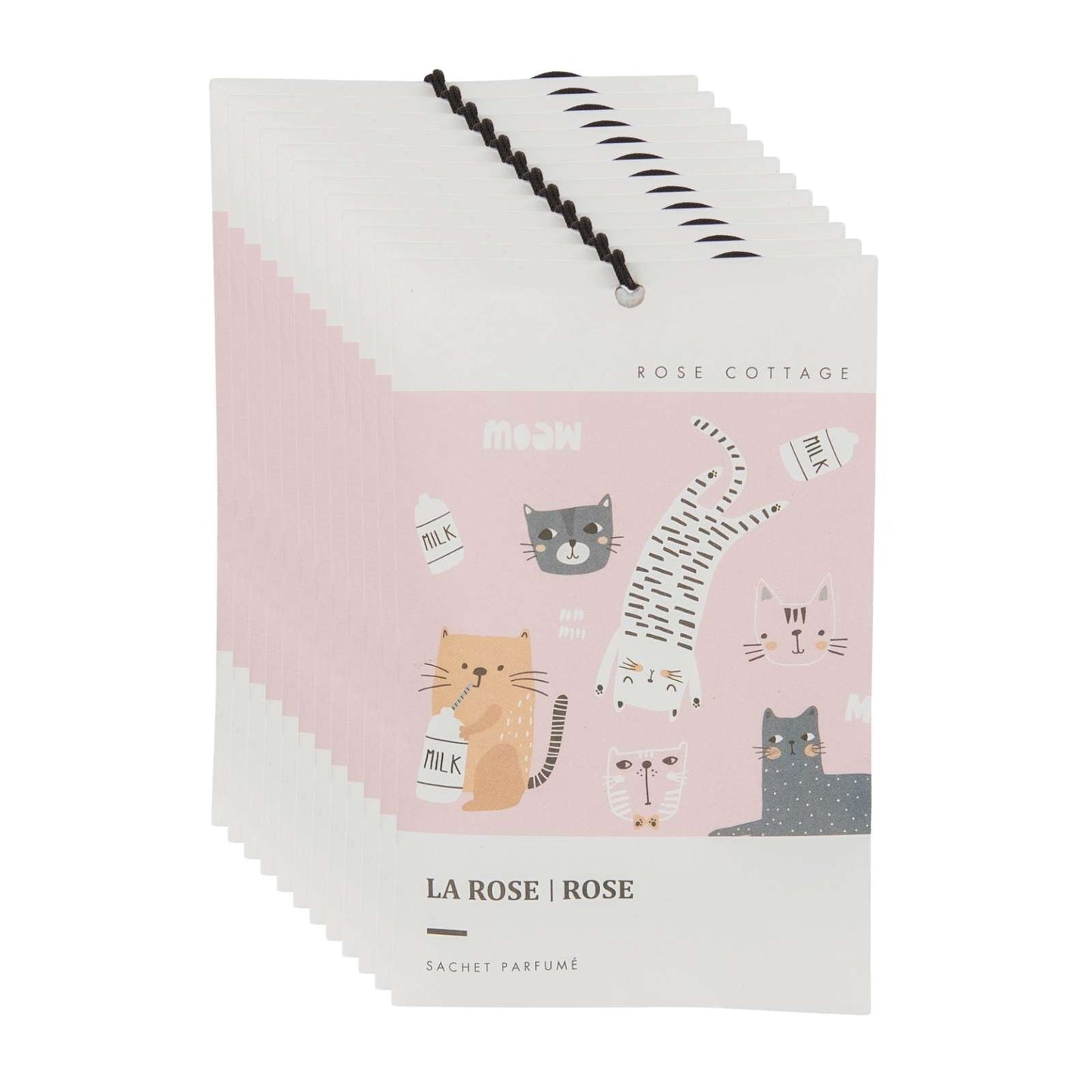 Animal Pattern 12Pack Hanging Fragrance Sachet Rose Cottage Air Freshener