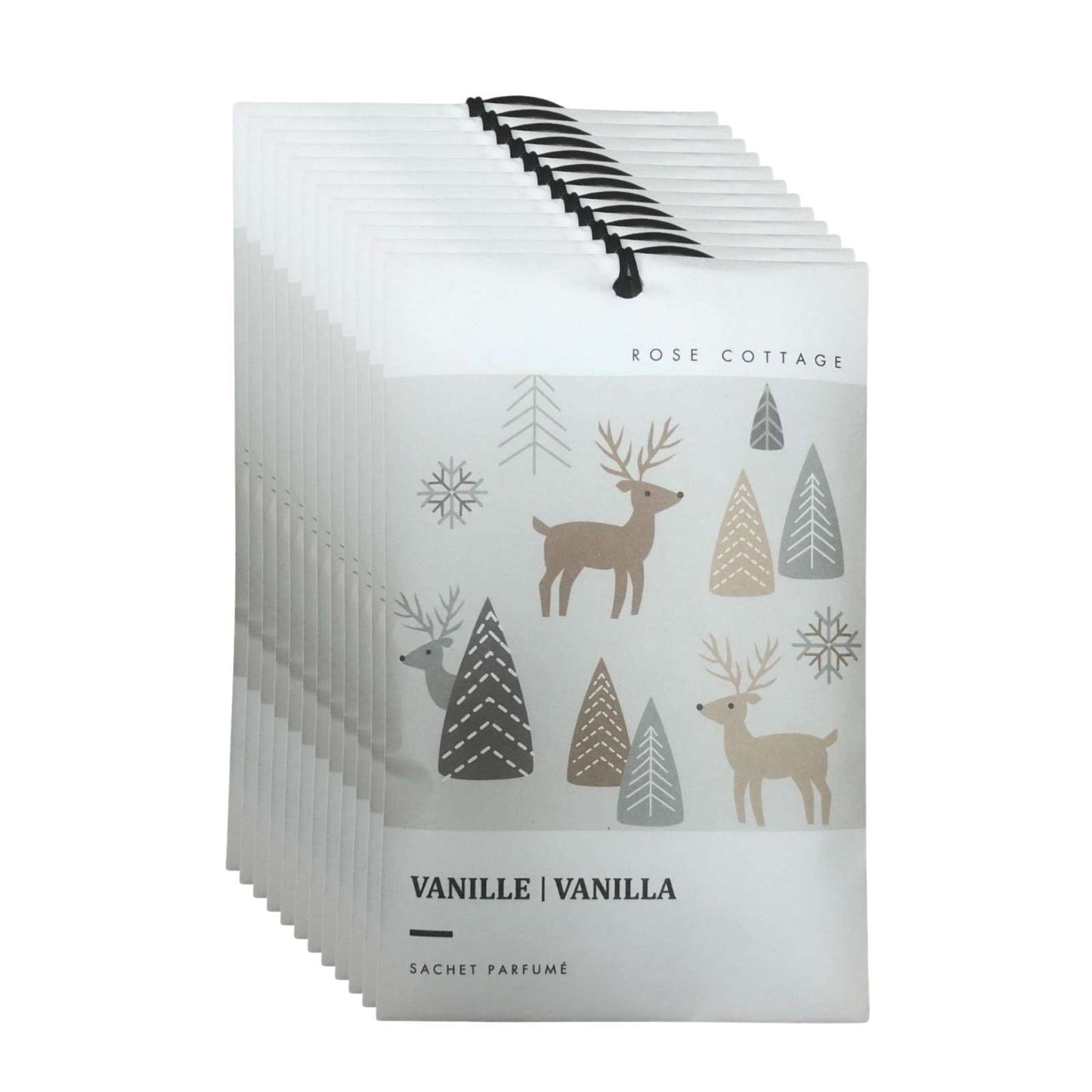 Animal Pattern 12Pack Hanging Fragrance Sachet Rose Cottage Air Freshener