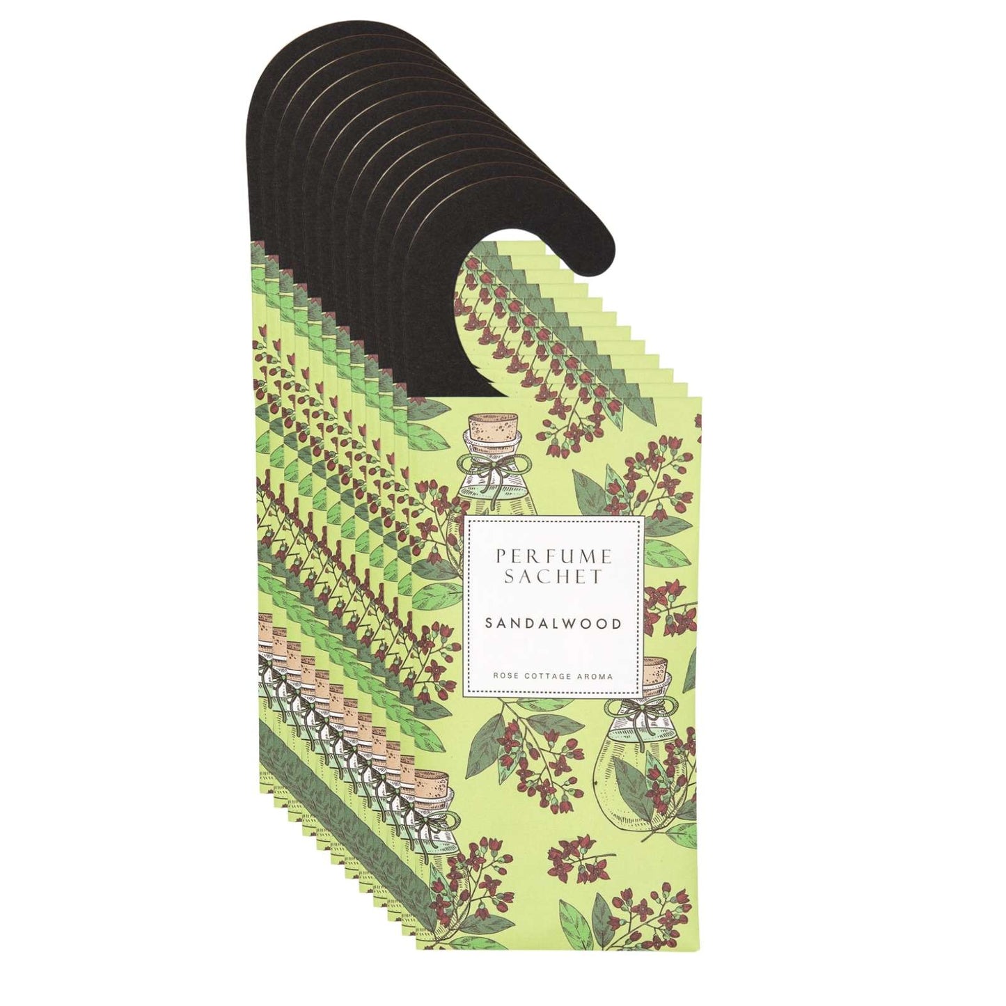 12 Pack Rose Cottage Sandalwood Sachets - Pantsnsox