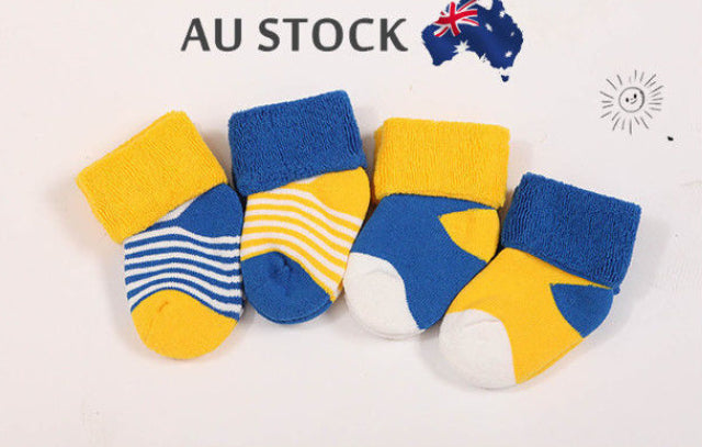 Thick Cushioned Boys Baby Socks Kids Toddler Infant Cotton Socks Girls - Pantsnsox