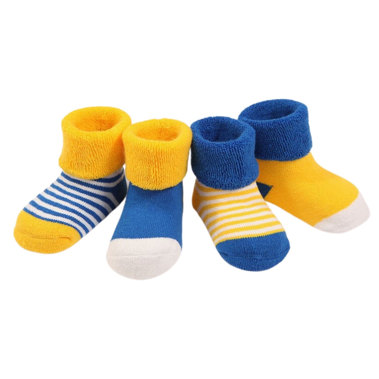 4 Pairs Kids Toddler Infant Cotton Socks
