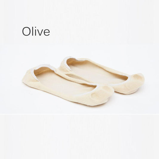 Womens No Show Cotton Socks Ladies Invisible Boat Socks Black Pink Gray - Pantsnsox