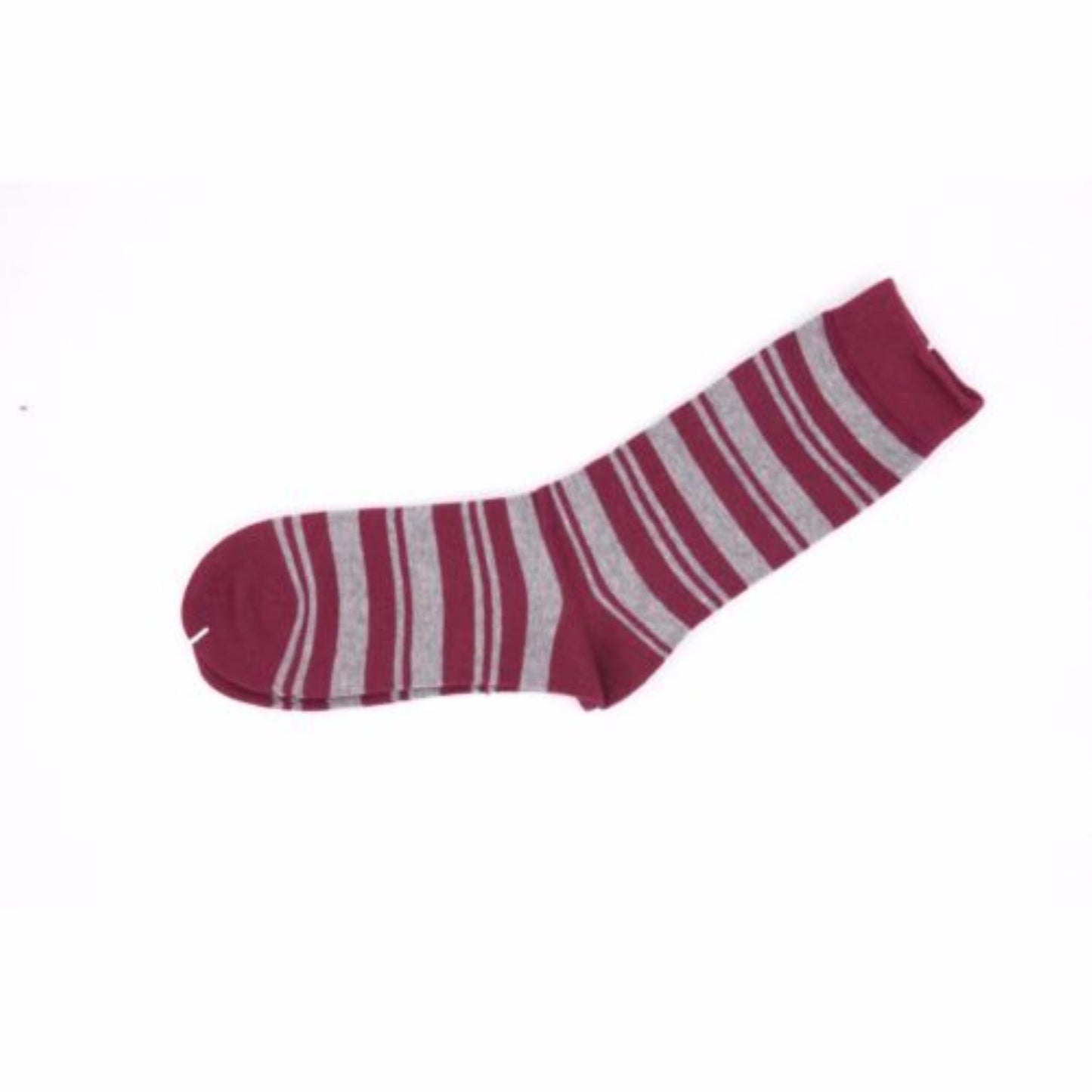 Womens Design Double Striped Pattern Women Size 2-8 Cotton Crew Socks - Pantsnsox
