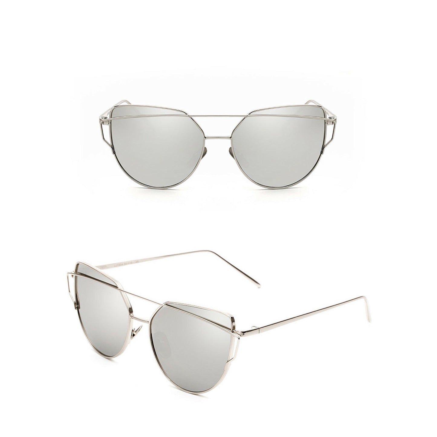 Sunglasses Women UV400 Celebrity Outdoor Casual Fashion Eyewear With Hardcase - Pantsnsox