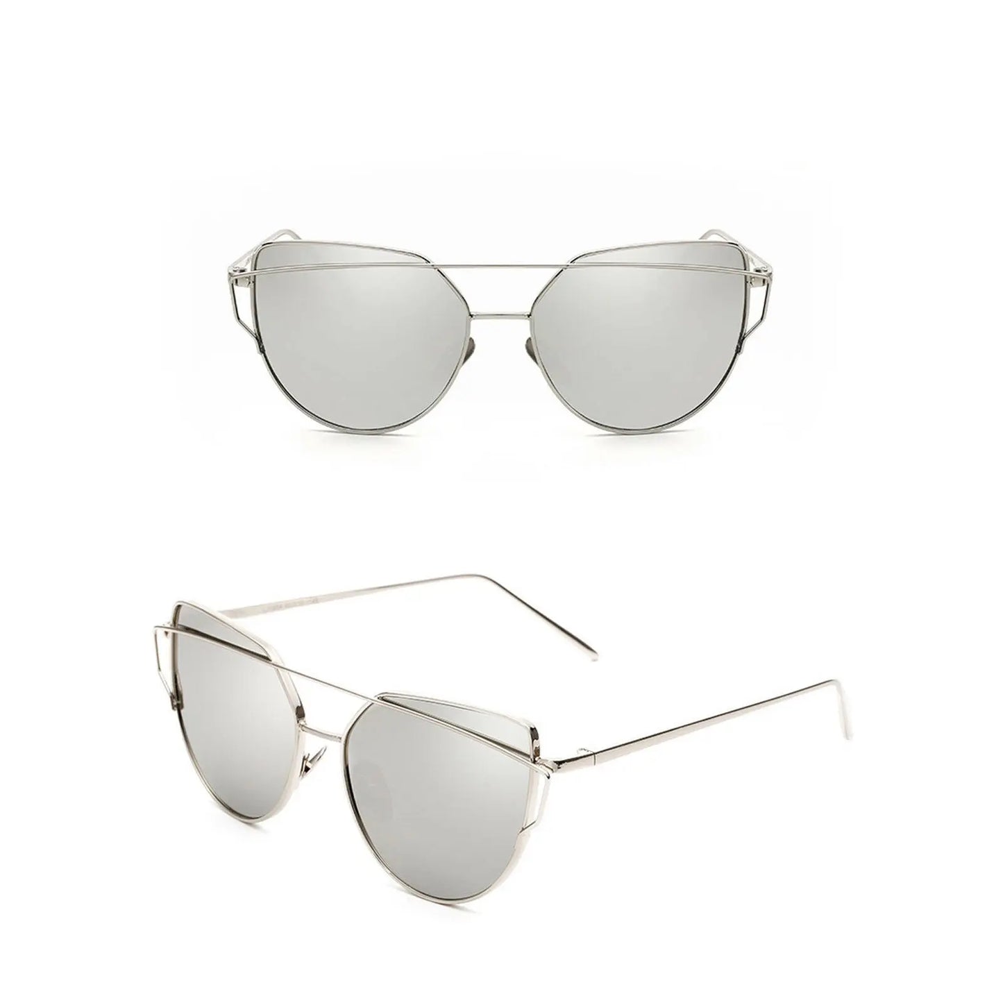 Sunglasses Women UV400 Celebrity Outdoor Casual Fashion Eyewear With Hardcase - Pantsnsox