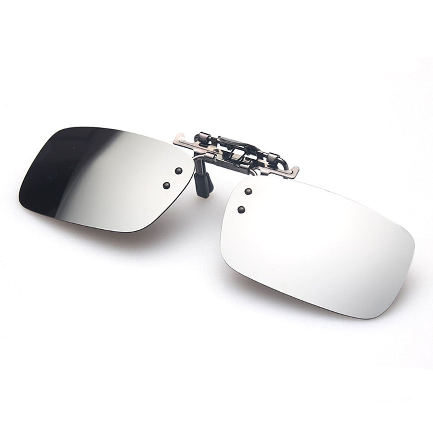 Fashion Retro Polarized Clip On flap up Sunglasses UV 400 Protection Mens Womens - Pantsnsox