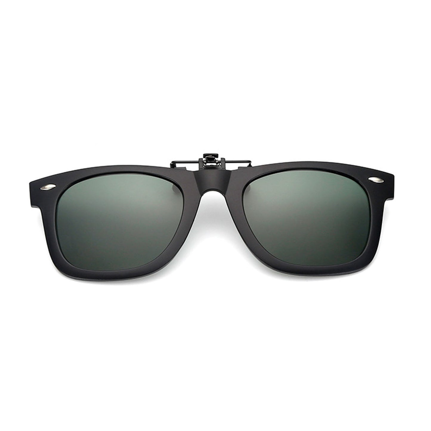 Fashion Retro Polarized Clip On flap up Sunglasses UV 400 Protection Mens Womens - Pantsnsox
