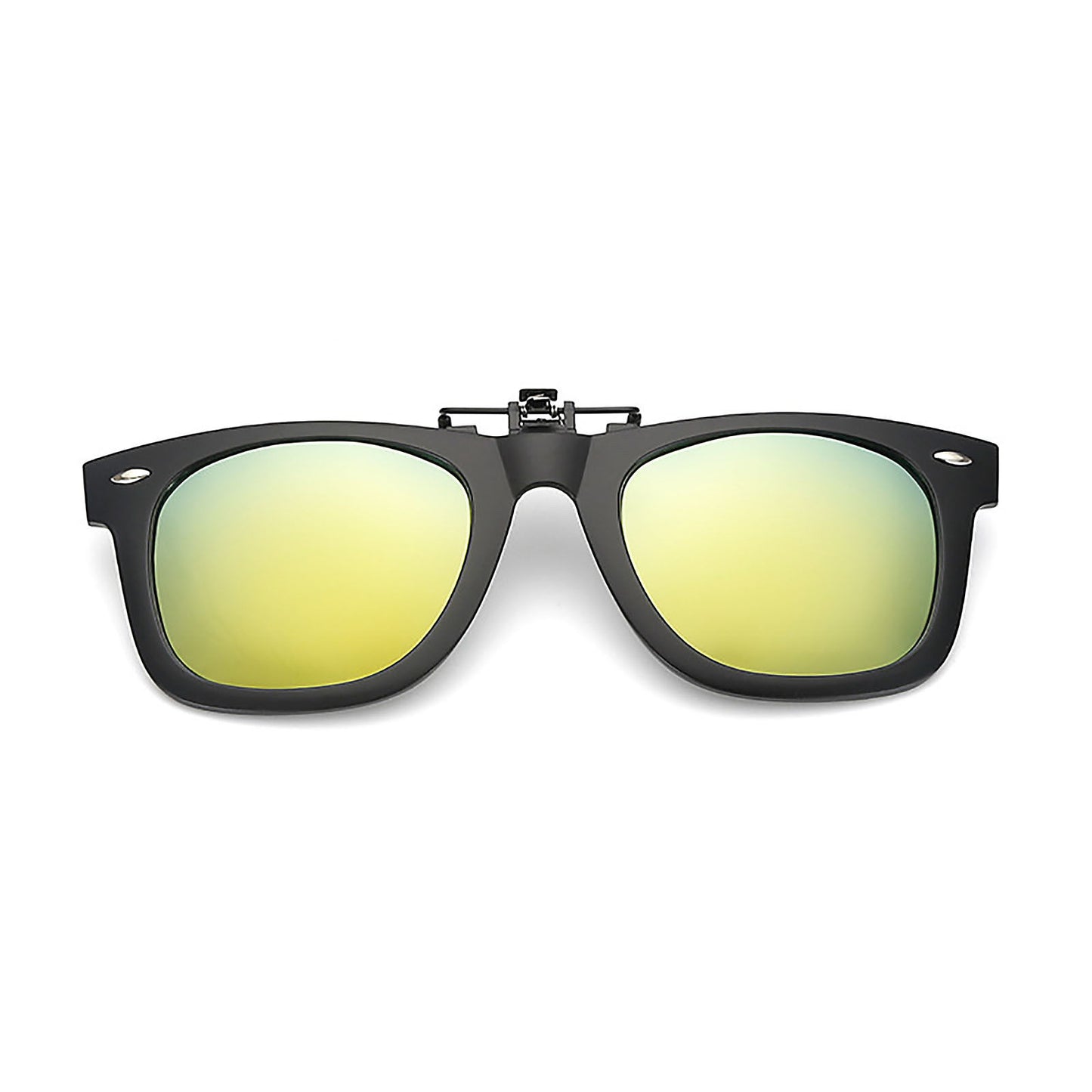 Fashion Retro Polarized Clip On flap up Sunglasses UV 400 Protection Mens Womens - Pantsnsox