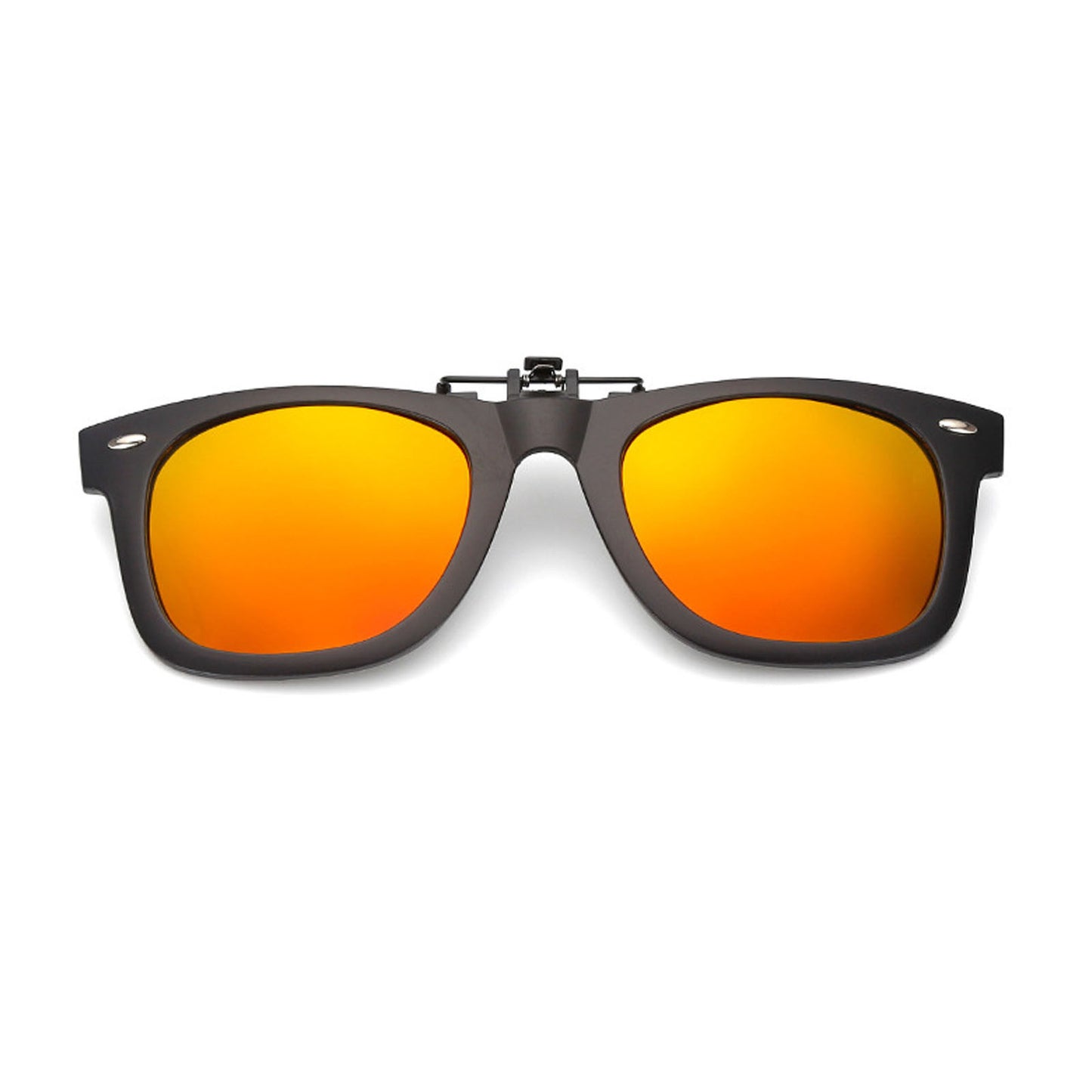 Fashion Retro Polarized Clip On flap up Sunglasses UV 400 Protection Mens Womens - Pantsnsox