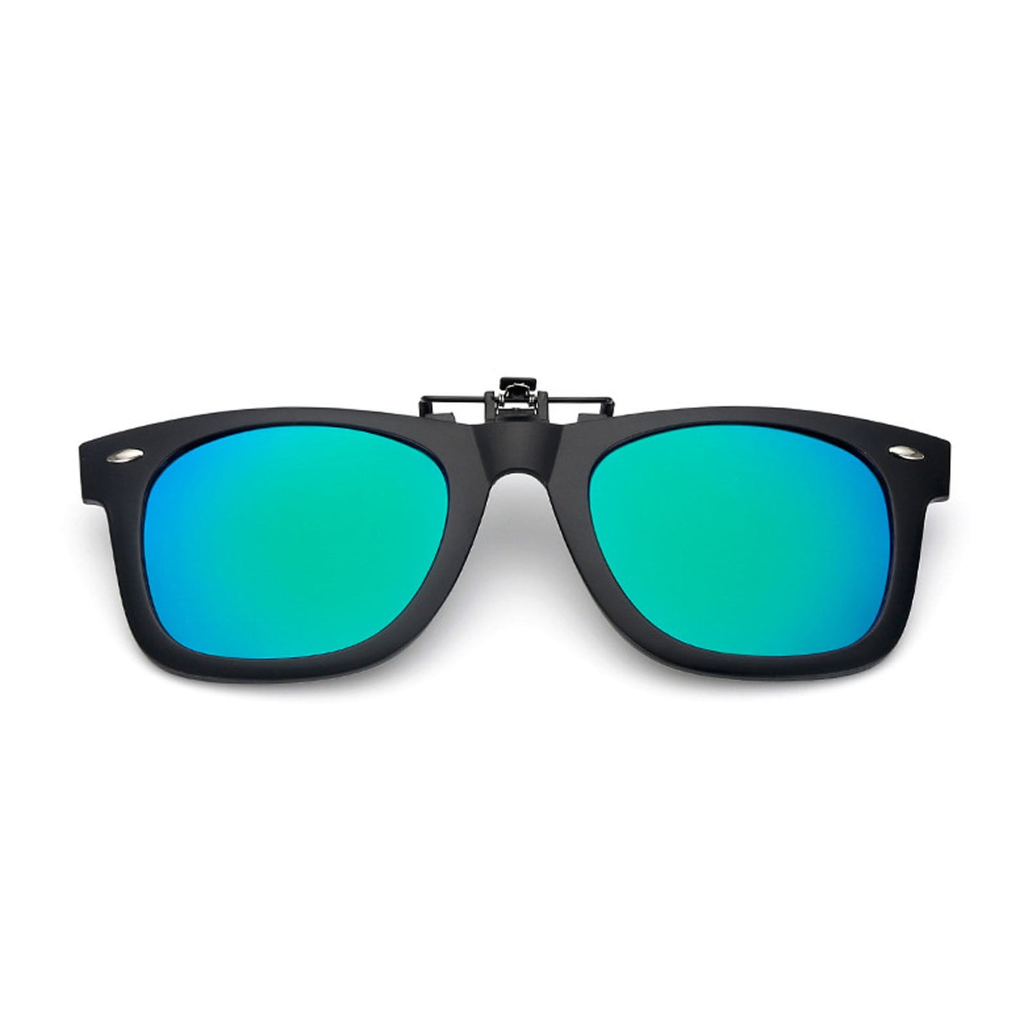 Fashion Retro Polarized Clip On flap up Sunglasses UV 400 Protection Mens Womens - Pantsnsox