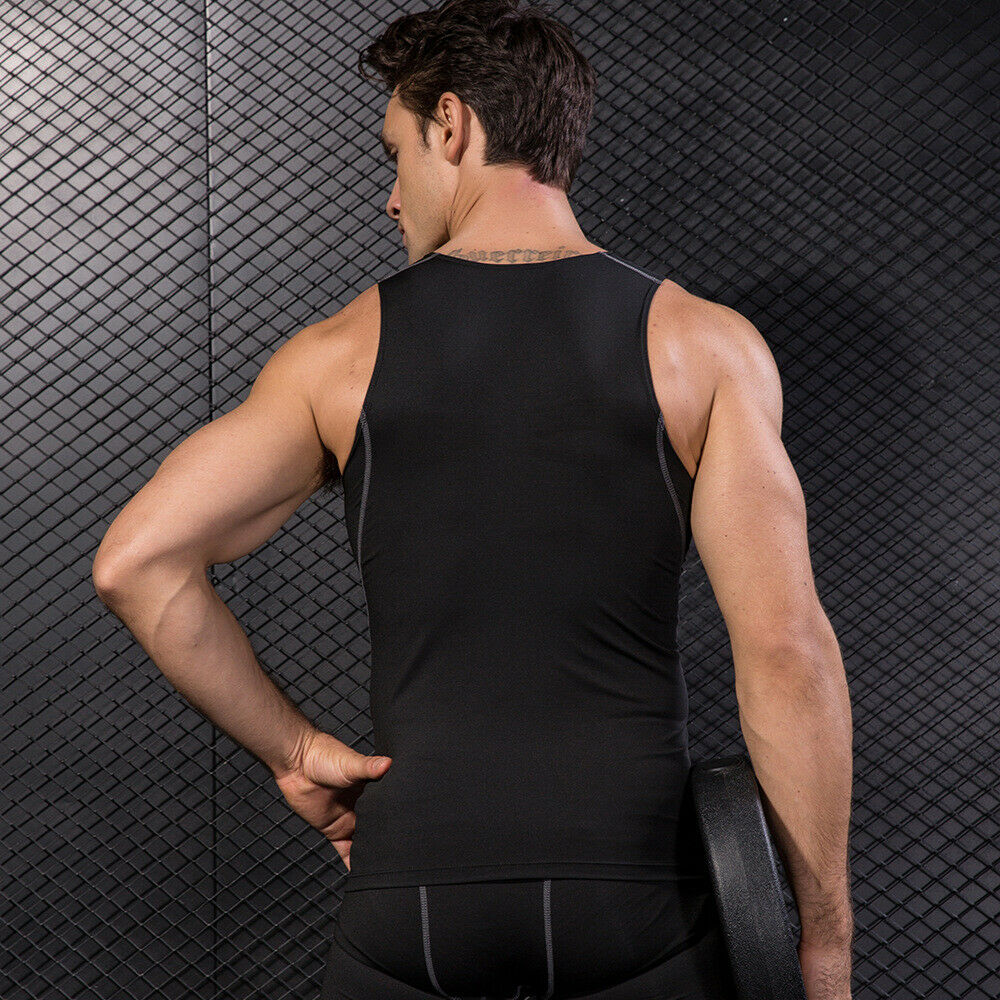 Mens Sleeveless Gym Top Tee - Pantsnsox