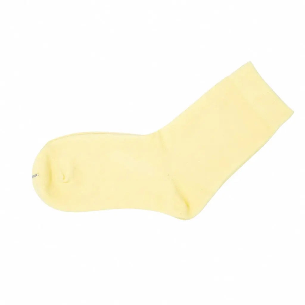 12 Pairs Yellow Premium Cotton School Socks marketplace image