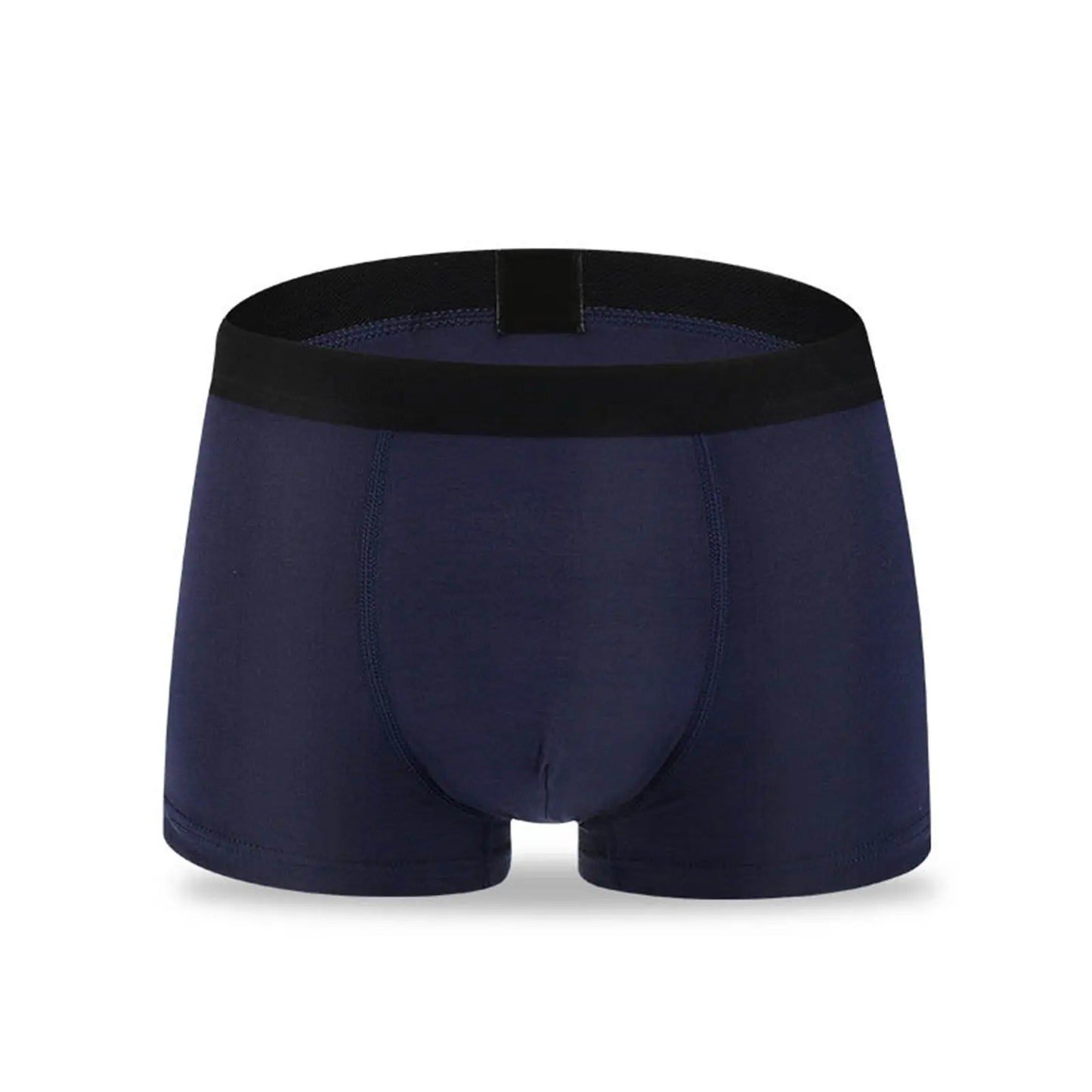 Mens Modal Fiber Boxer 6 Pairs Men Trunk Black Blue Grey Red Yellow Underwear