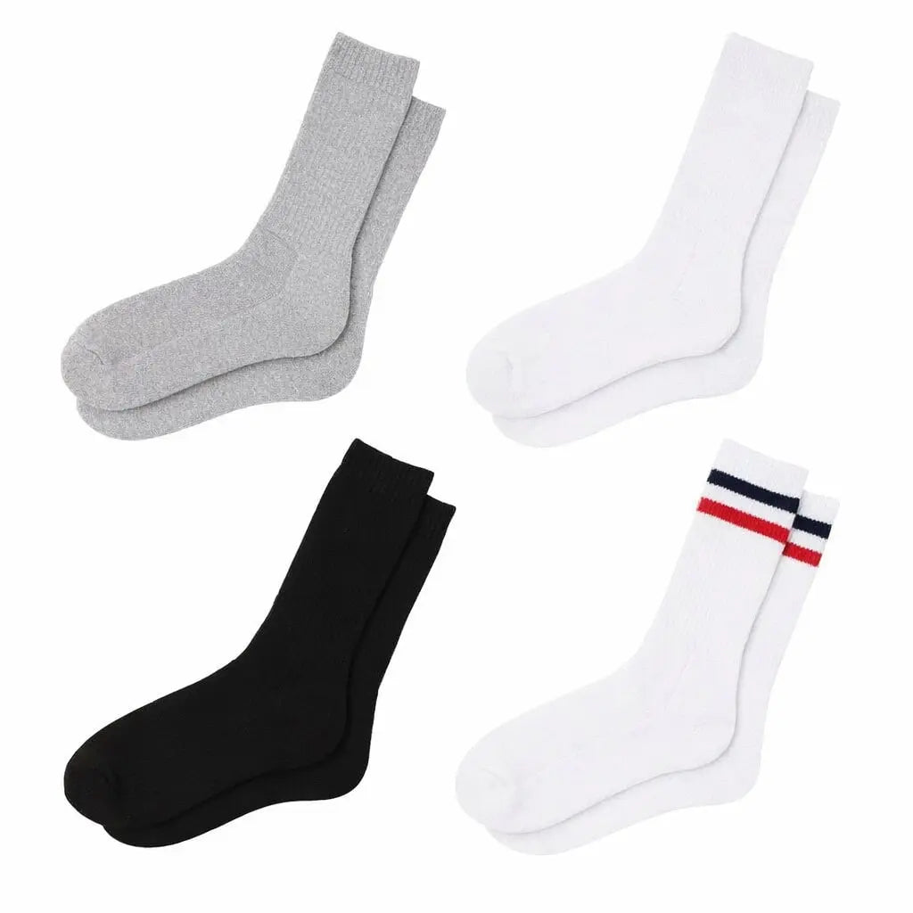 6 Pack Thick Sports Heavy Duty Work Cotton Socks Crew Socks for Women Size 2-8 marketplace image