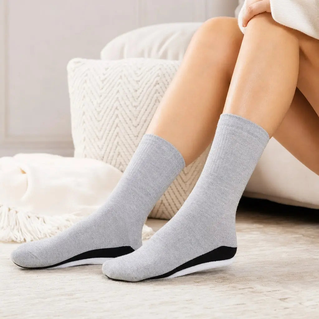 6 Pairs Cushioned Cotton Crew Sports Heavy Duty Work Socks model image