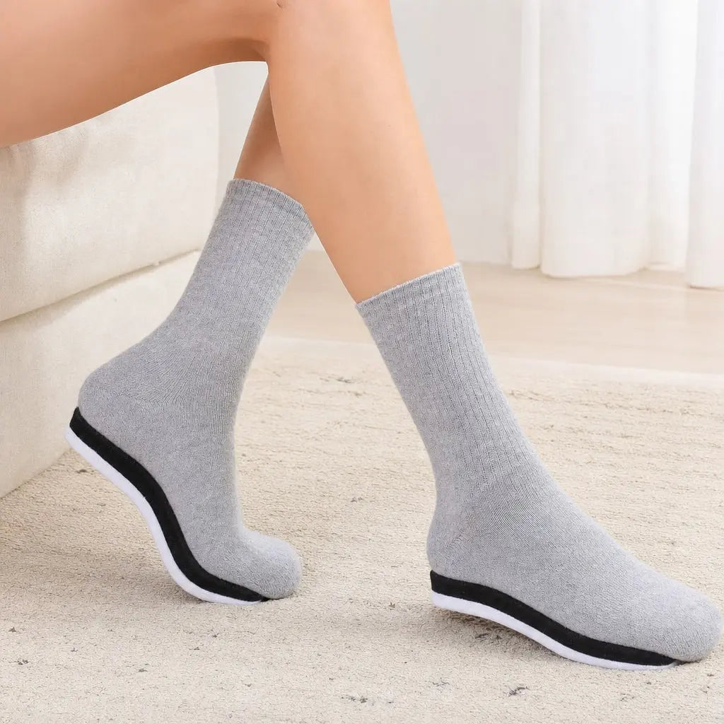 6 Pairs Cushioned Cotton Crew Sports Heavy Duty Work Socks model image