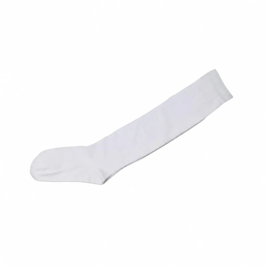 6 Pairs Girls White School Knee High Socks marketplace image