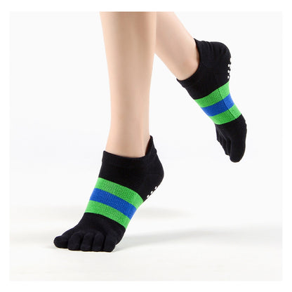 Anti Slip 3 Pairs Yoga No show Toe Socks