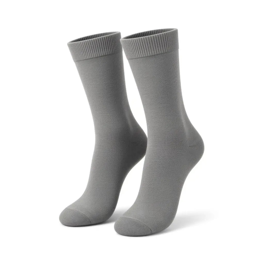 1 Pair Premium Loose Top Socks Cotton Crew Non-Binding Comfort Men Women Sunfort