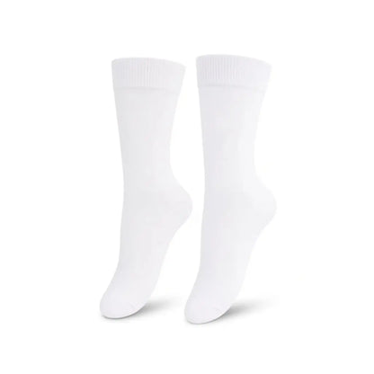1 Pair Premium Loose Top Socks Cotton Crew Non-Binding Comfort Men Women Sunfort