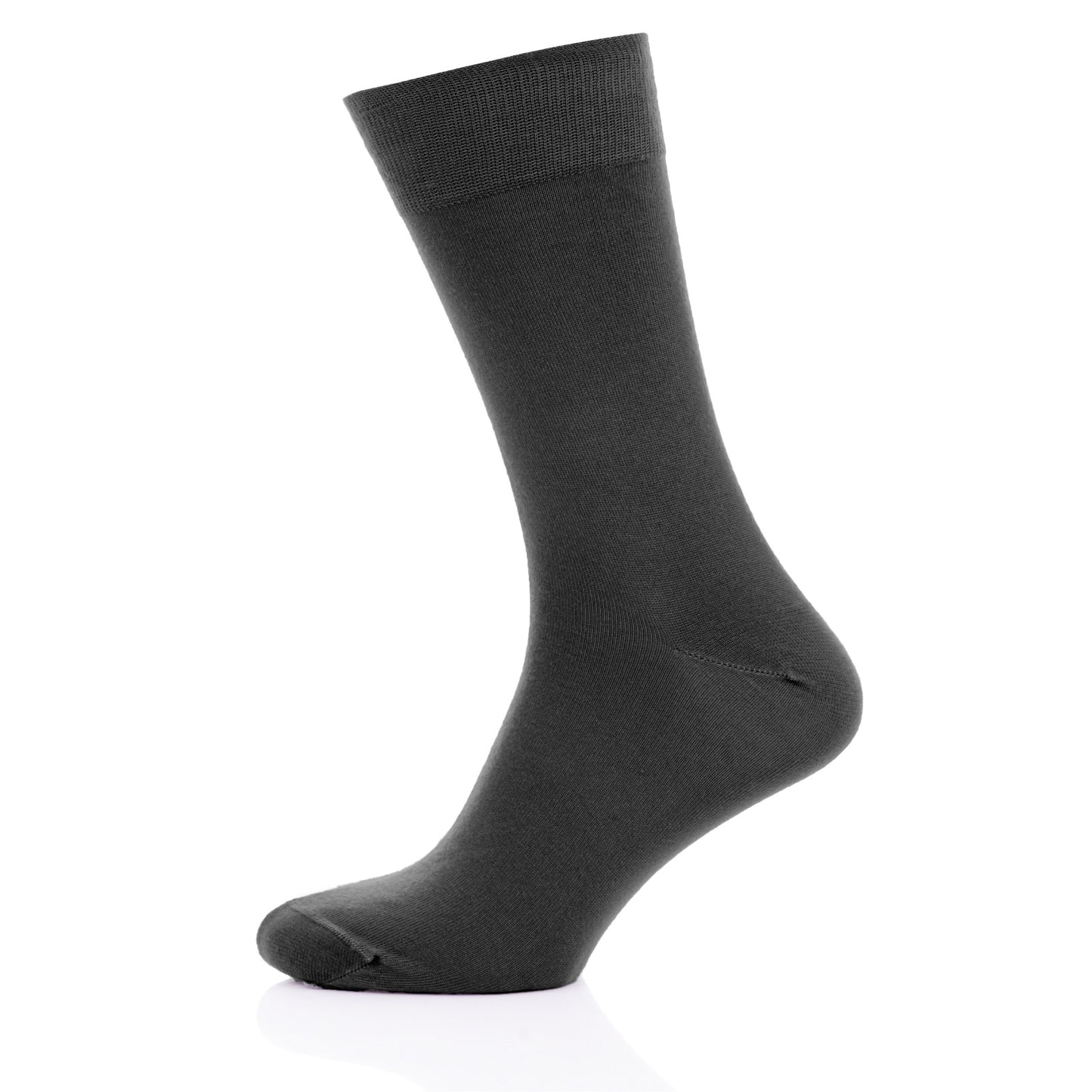 6 Pairs Crew Business Socks Black White Grey Green Dark Grey For Men Women