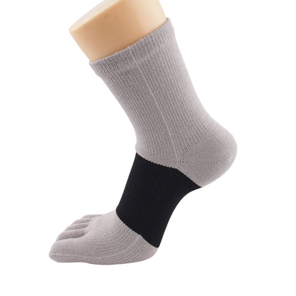 Mens 3 Pairs Five Finger Sports Toe Socks