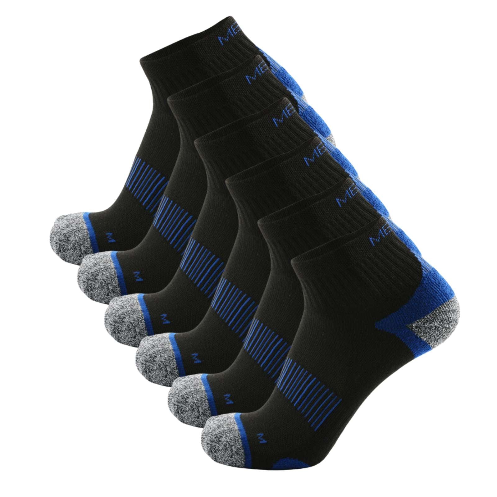 Pantsnsox Pairs Anti-blister Ankle Athletic Half Cushioned Socks