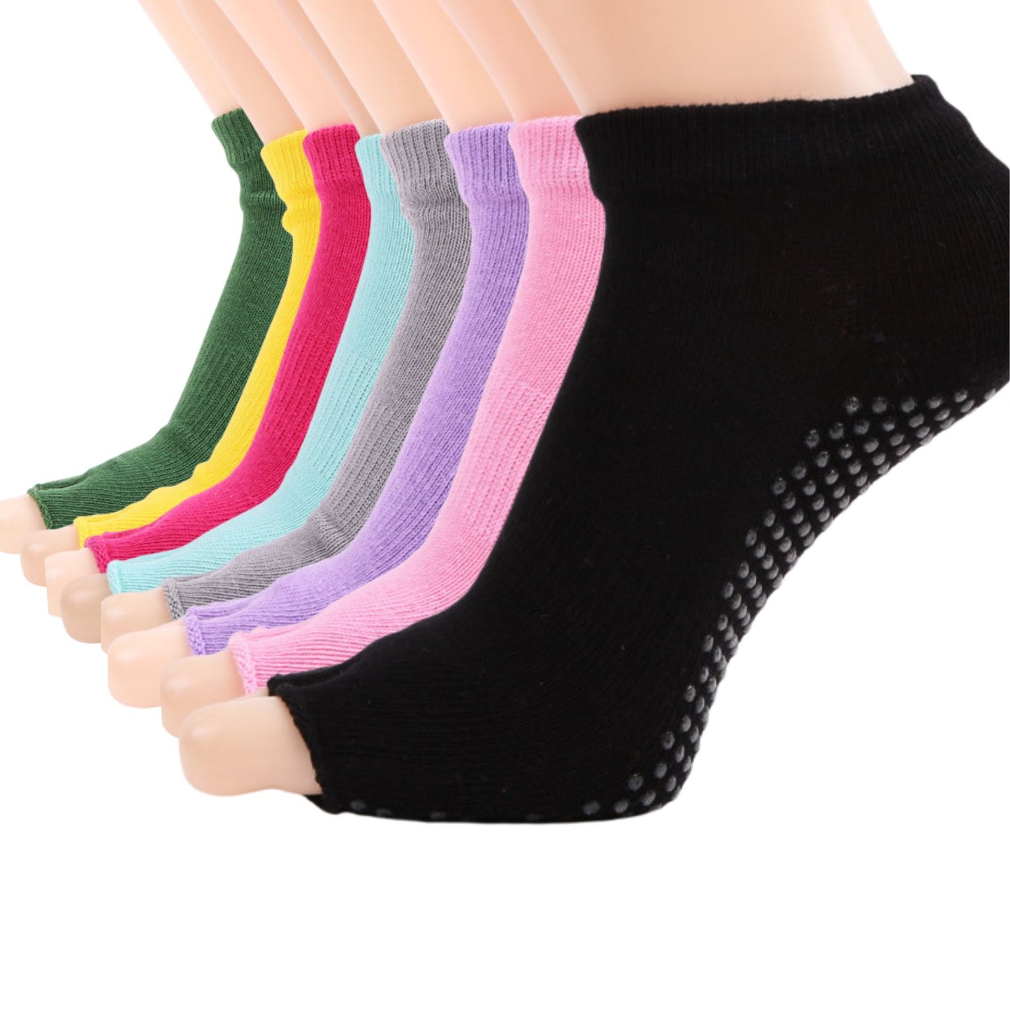 Women Yoga Open Toes Ankle NonSlip Socks