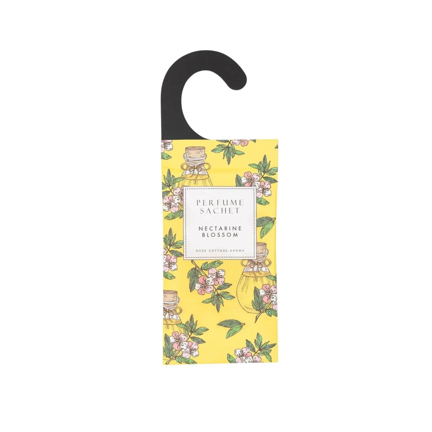 Rose Cottage 12Packs Nectarine Bloom Flower Closet Air Freshener Deodorizer Scented Sachets Bags for Drawer and Closet Rose Cottage