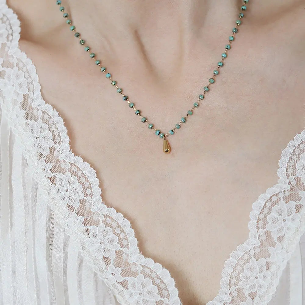 Golden Bar Necklace with Chain 18ct Gold Plated Luxury Layering Pendant Jewelery Crushes.