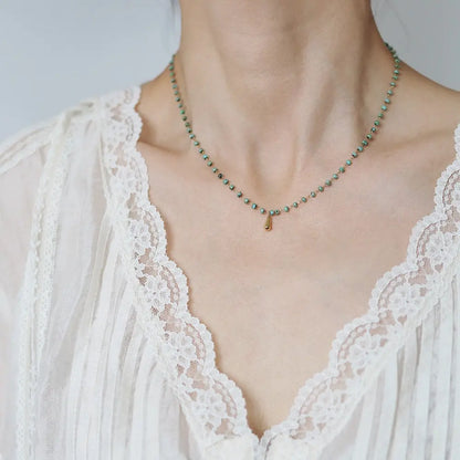 Golden Bar Necklace with Chain 18ct Gold Plated Luxury Layering Pendant Jewelery Crushes.