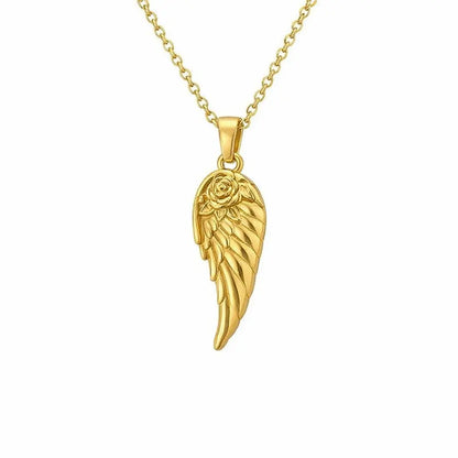 Angel Wing Love Hearts Locket Necklace marketplace image