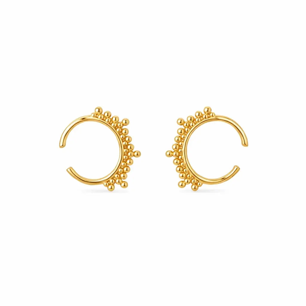 Continues Beaded Hoop Earrings marketplace image