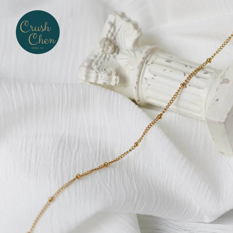 Unique Gold Plate Womens Girls Solid Necklace Chain For Pendant Fashion Jewelry Pantsnsox