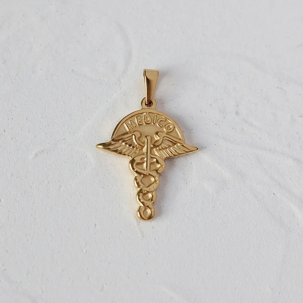 Gold Plated Roman Coin Pendant 12  sku-12-L12 天使之翼 Crushes.