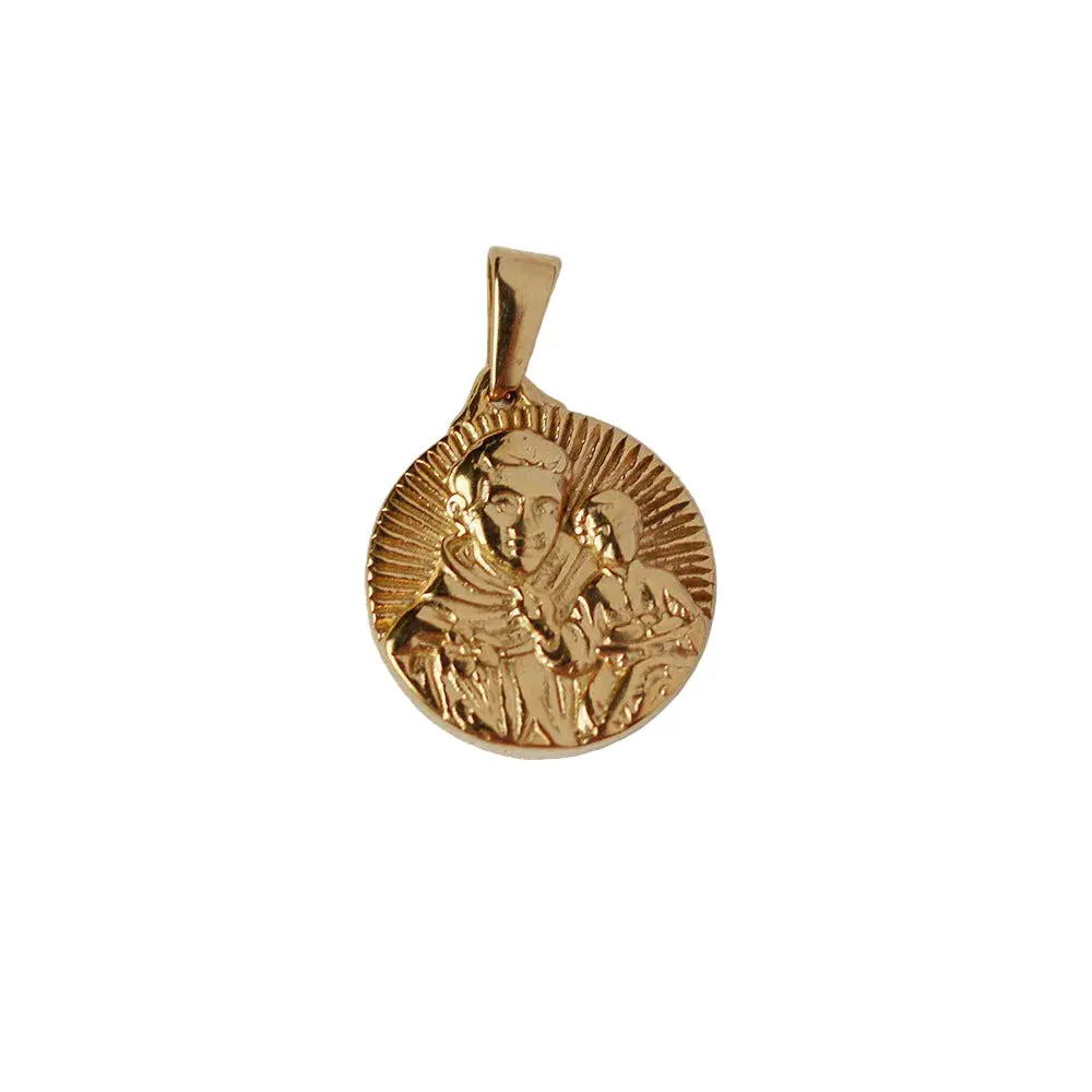 Gold Plated Roman Coin Pendant sku-9-L09 放射双人 Crushes.