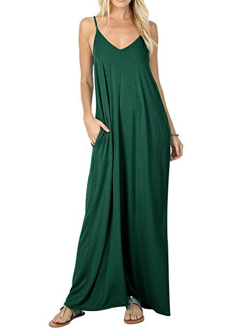 Women Full Slip Long Loose Camisole Liner Dress Under Dress Liner