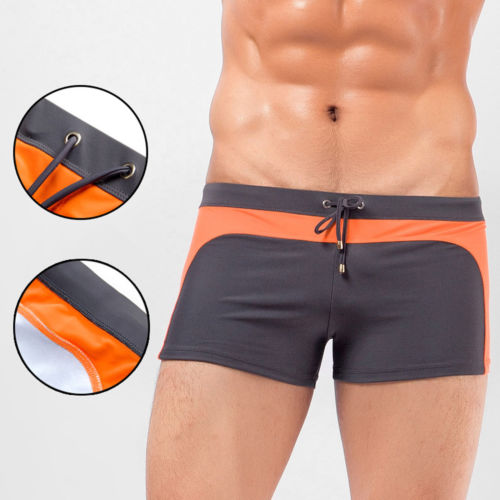 Mens Swimwear Classic Stripe Fashion Beachwear Shorts