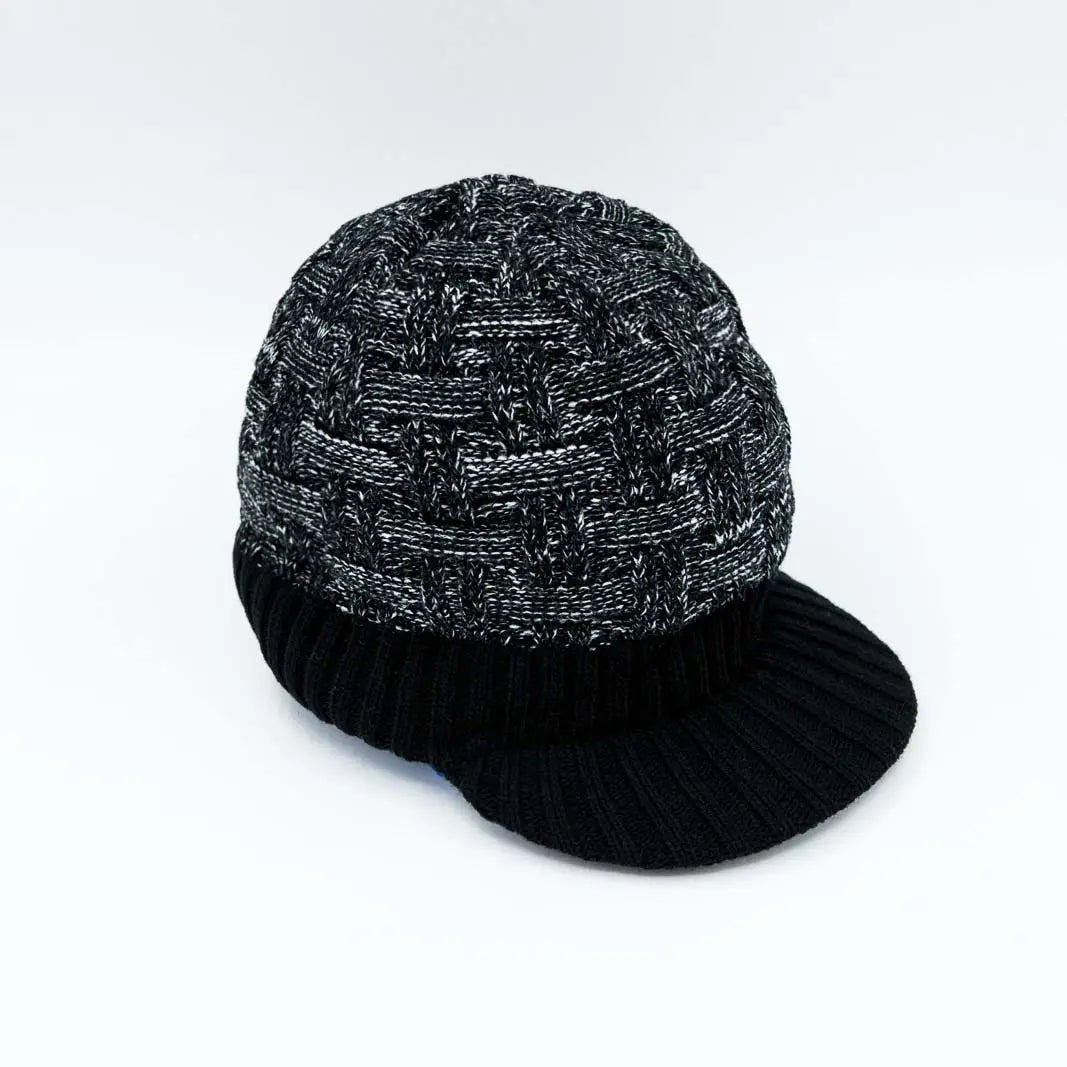 Mens Fashion Knitted Beanies Hats Winter Ladies Unisex Baggy Beret Cap Hat Black Pantsnsox