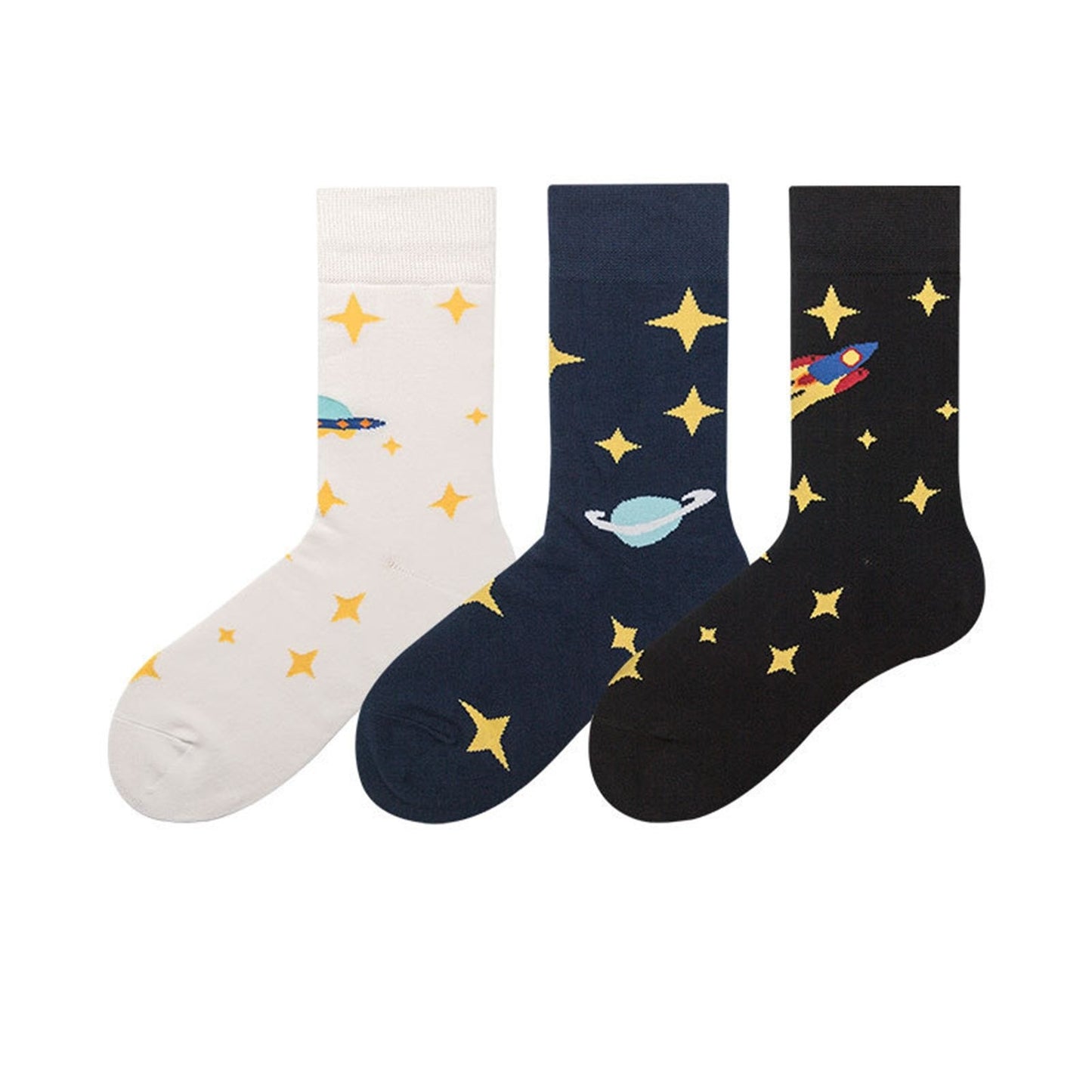 Designed Universe Men Crew Cotton socks - Pantsnsox