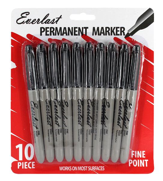 Eoerlast Fine Point Black Permanent Markers - Pantsnsox