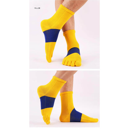Mens  Five Finger Sports  Toe Socks - Pantsnsox