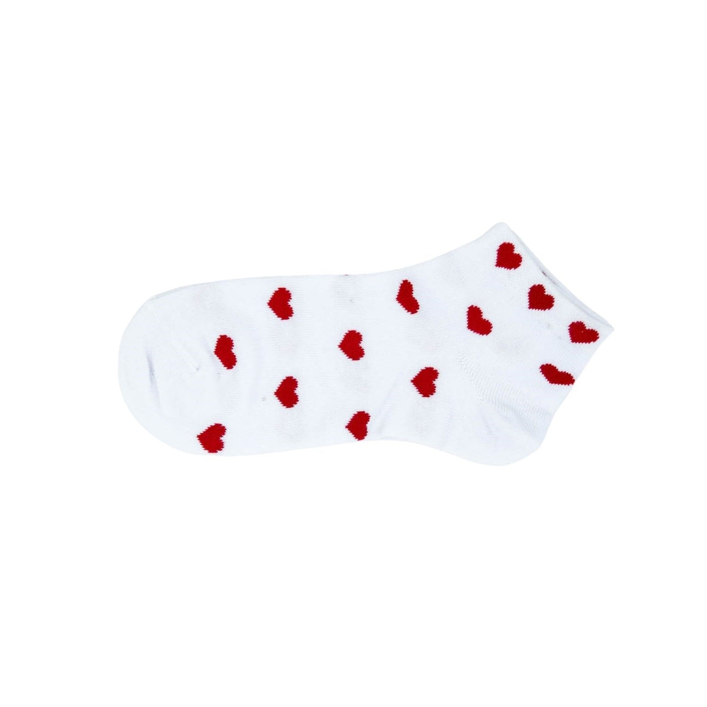 Low Cut 3 Pairs Women Heart Cotton Socks