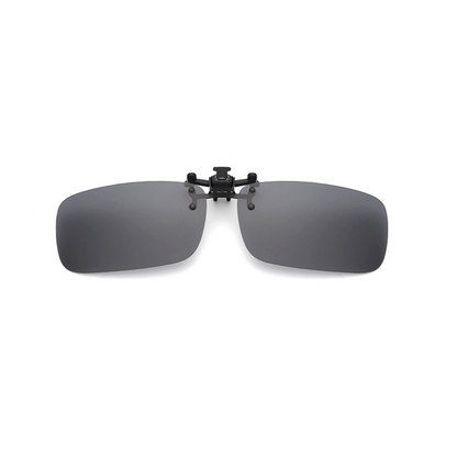 UV400 Polarized Flip-Up Clip-On Sunglasses - Universal Fit for Driving