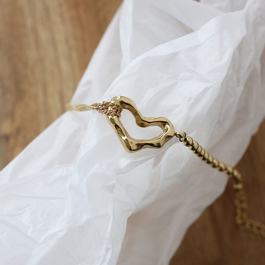 Irregular Heart Bracelet