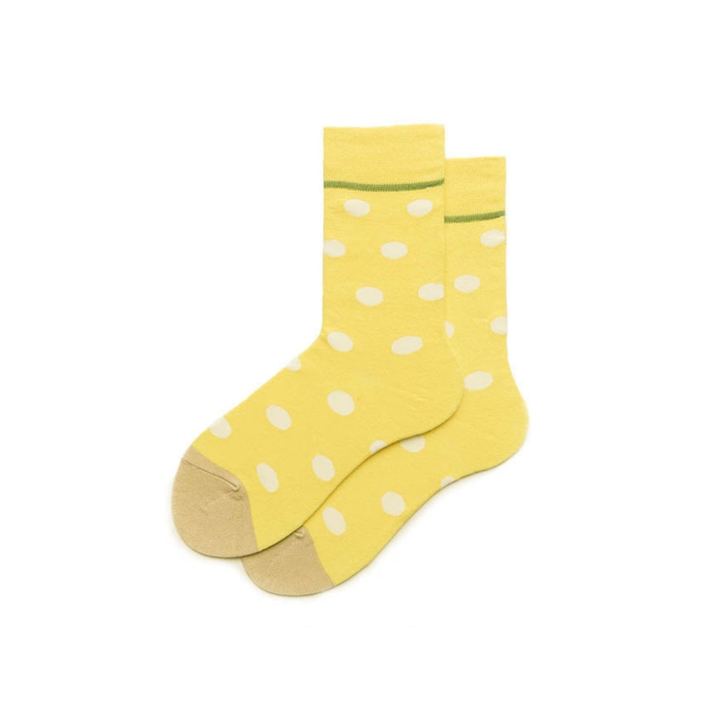 Yellow Spot Colourful Socks - Pantsnsox