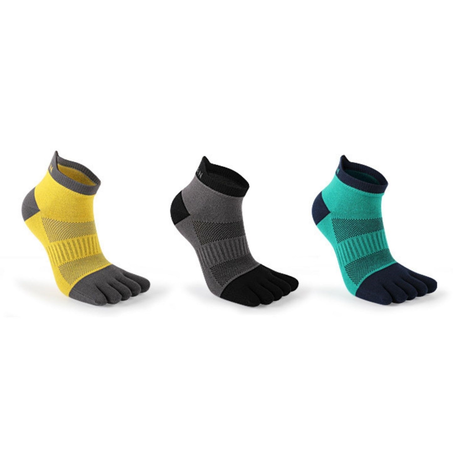 6 X Green Five Finger Toe Socks - Pantsnsox