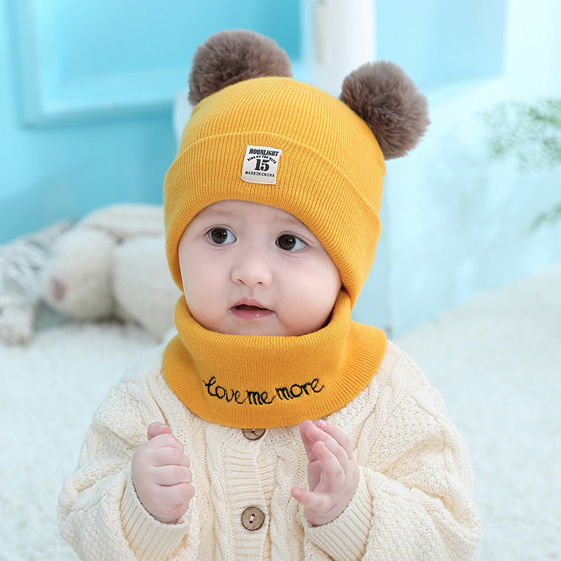 Baby Yellow Knit Winter Warm Hat - Pantsnsox
